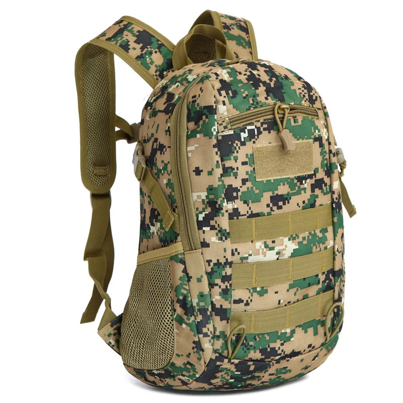 Military Army Backpack, Trekking Bags, Camouflage Rucksack, Molle Tactical Bag, Camping Travel Backpacks, 15L