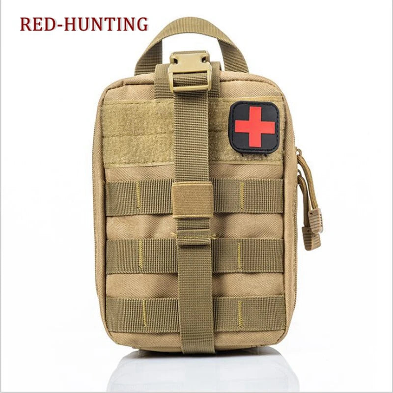 Airsoft First Aid Bag Only Molle Medical EMT Pouch Outdoor Tactical Emergency Utility Pack Outdoor Tourniquet Stap Equipment