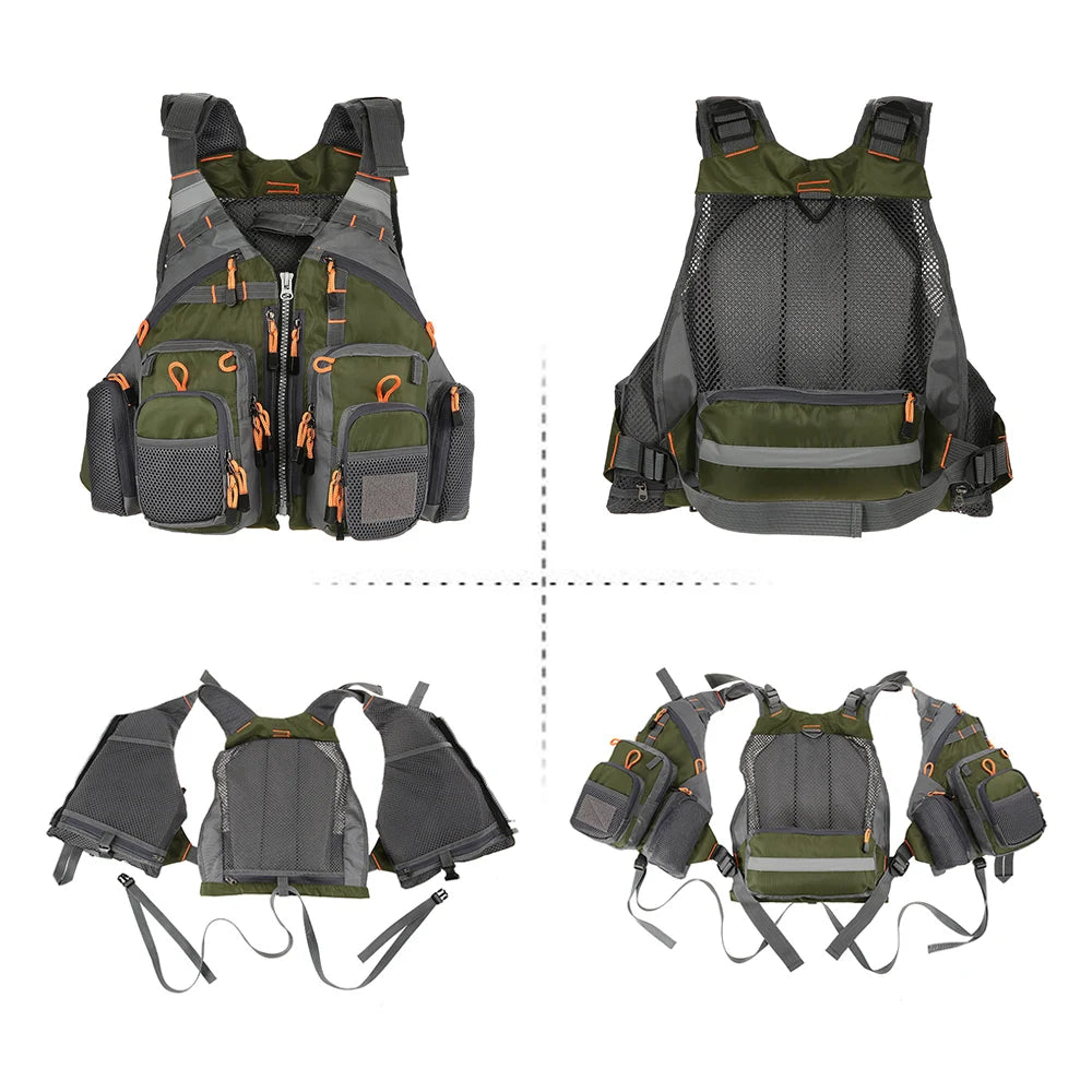 entureStream Outdoor Fishing Vest: Ultimate Comfort & Storage for Anglers