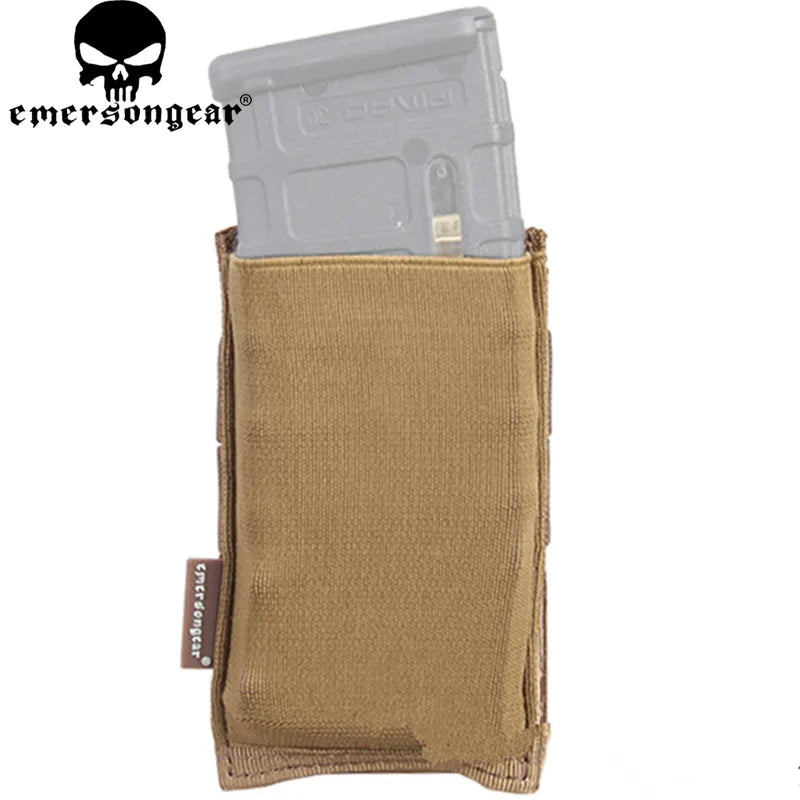 Emerson Tactical Fast Draw MOLLE / PALS EmersonGear High Speed Single Open Top 5.56 Rifle Magazine Mag Pouch Holst Hunting  Bag