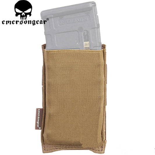 Emerson Tactical Fast Draw MOLLE / PALS EmersonGear High Speed Single Open Top 5.56 Rifle Magazine Mag Pouch Holst Hunting  Bag