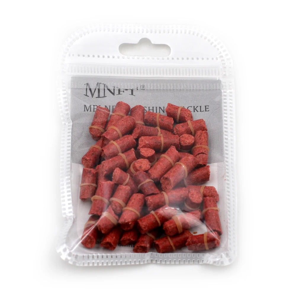 MNFT Red Carp Smell Lure Carp, Crucian ,Grass Carp Fishing Baits Insect Formula Particle With S,L Sizes Available