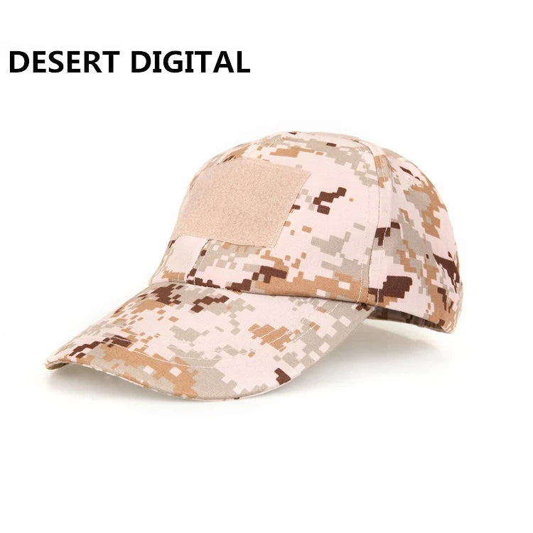 mege male hat Summer men's Camouflage Tactical hat army bionic Baseball cadet Military cap