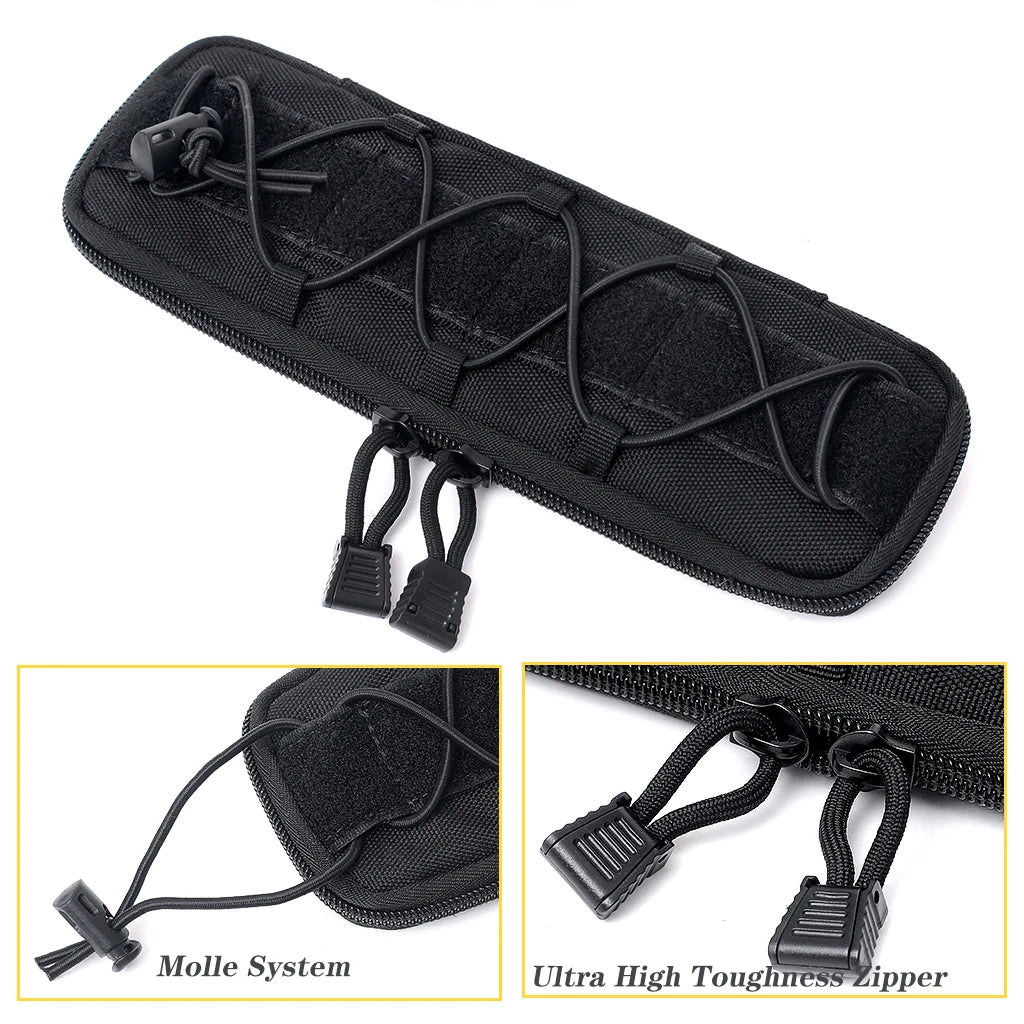 Military Molle Pouch Tactical Knife Pouches Small Waist Bag EDC Tool Hunting Bags Pen Holder Case Airsoft Knives Holster