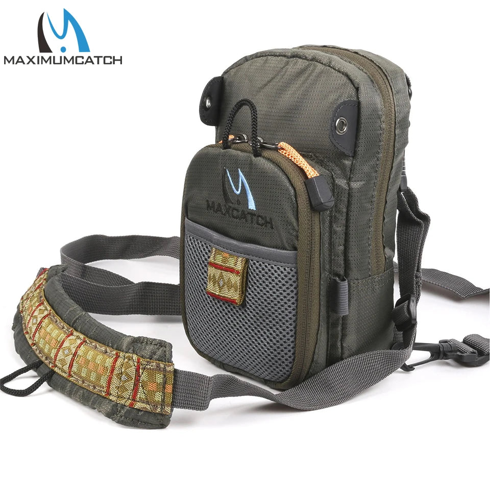 Maximumcatch Fly Fishing Bag Fishing Chest Pack Fly Bag With Five Fishing Tool Accessories