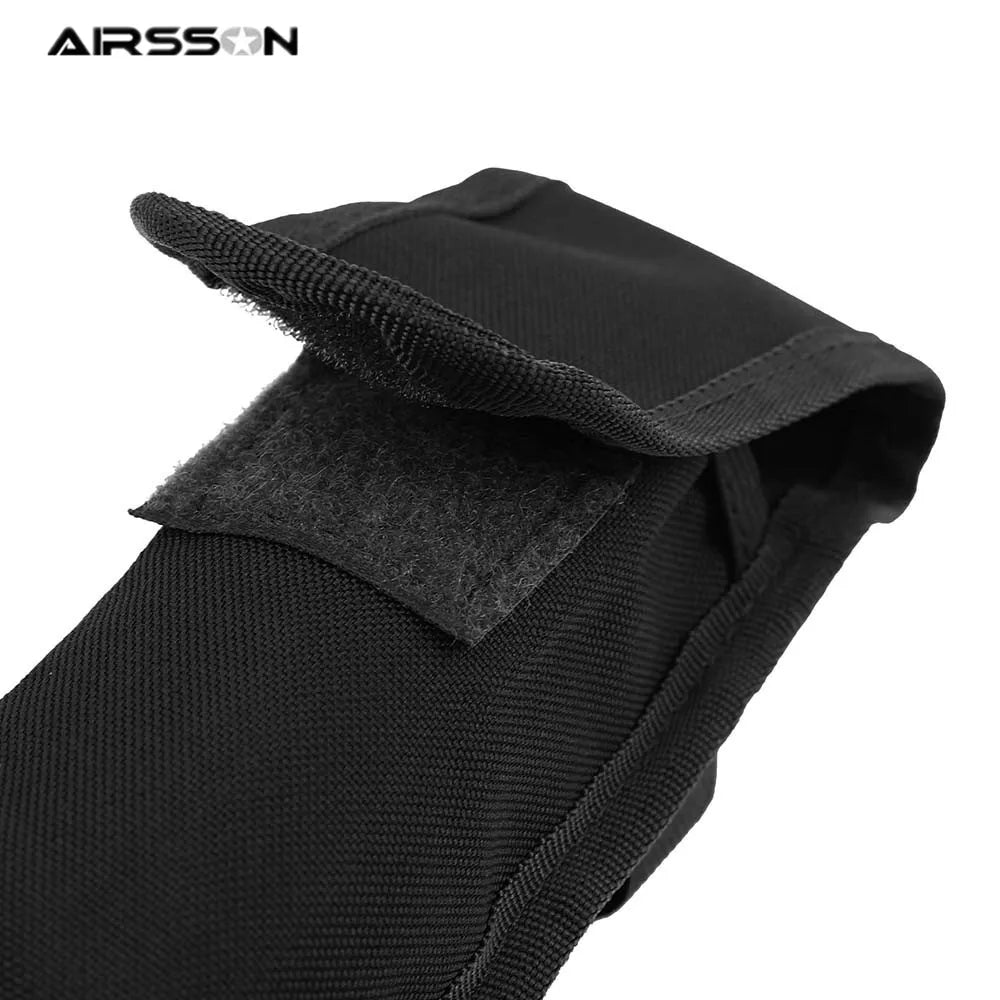 Tactical External Battery Pouch Portable Molle Sport Pouches Universal Hunting Durable Nylon Military Paintball Battery Holder