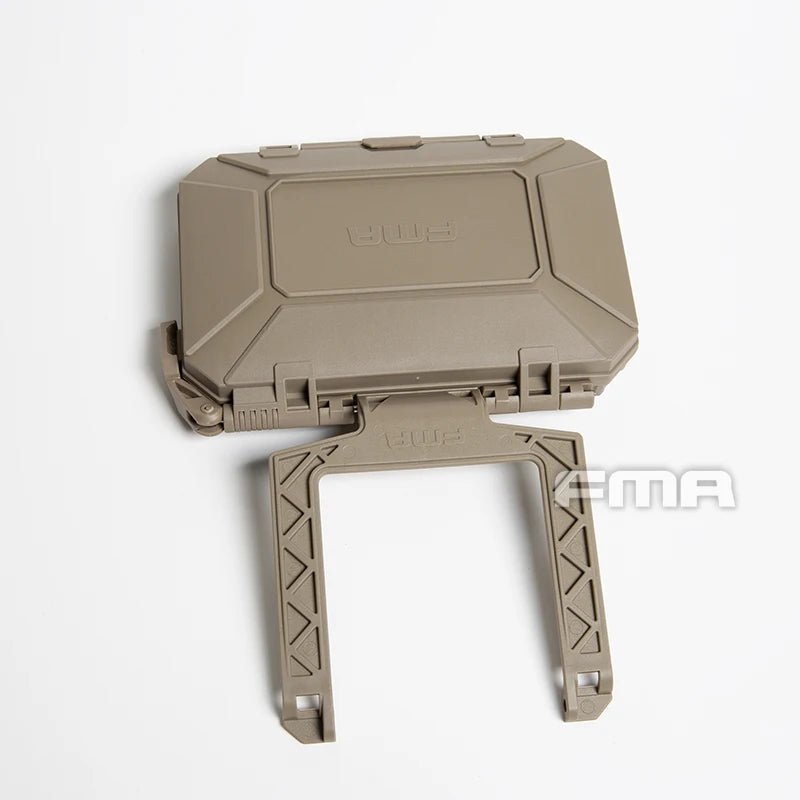 FMA Tactical GPS Mobile Phone Storage Box Survival Tool Case Carry Box for Tactical Vest Molle TB1400 BK/DE