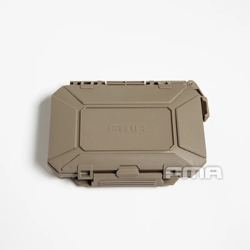 FMA Tactical GPS Mobile Phone Storage Box Survival Tool Case Carry Box for Tactical Vest Molle TB1400 BK/DE