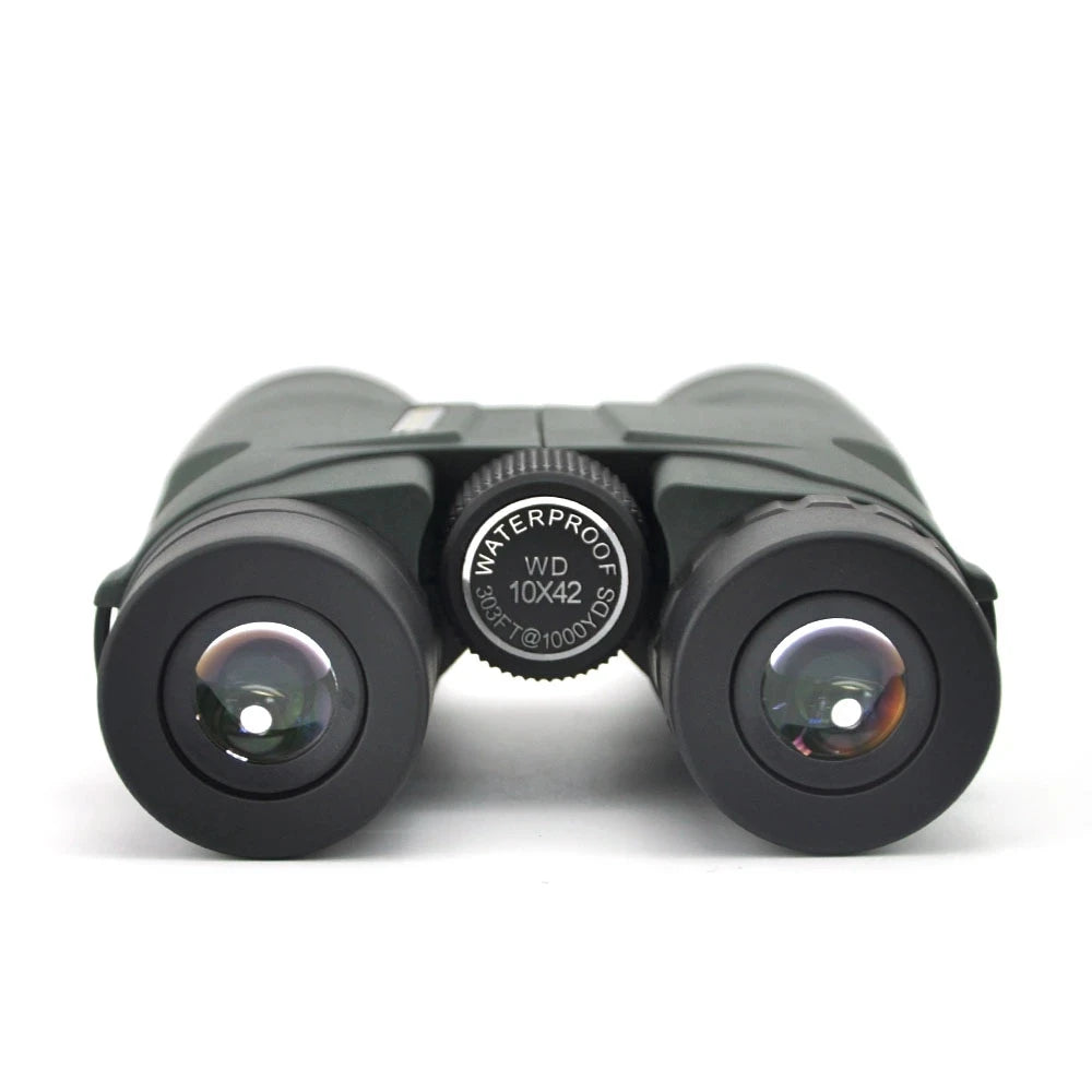 Visionking Telescope Binoculars Spyglass Sights Russian Military Green or Black 10x42 for Hunting Camping and Hiking