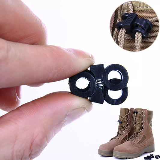 10pcs Rapid Shoelaces Convenient Antiskid Shoes Molle Tactical Backpack for SHOES BACKPACK Camping Travel Kits Climbing Hot