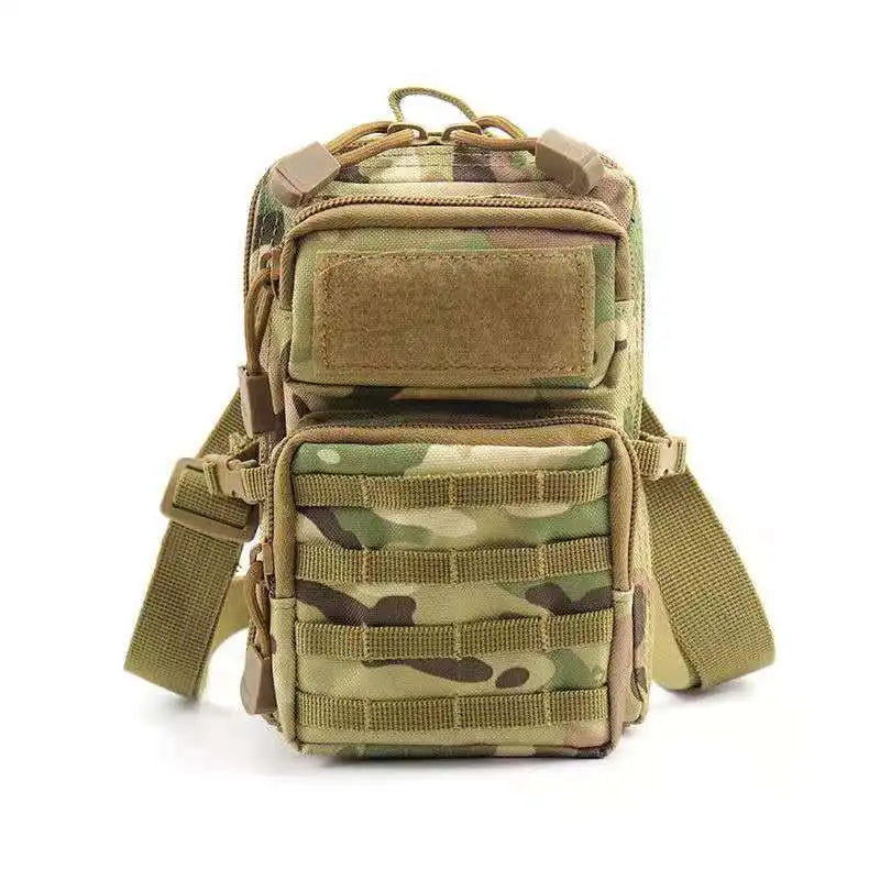 Multipurpose Waterproof Outdoor Tactical Molle Waist Bag Hiking Travelling Sling Backpack Waist Packs Shoulder Bag Pouch