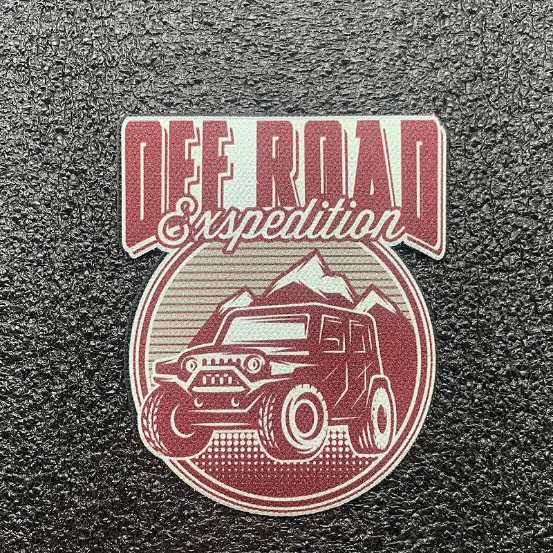 Off-Road Vehicle Series MOUNTAINS ADVENTURE OVERLAND EXPLORE THE WORLD OFF ROAD Badge For Clothing Bag DIY Decoration 18 Style