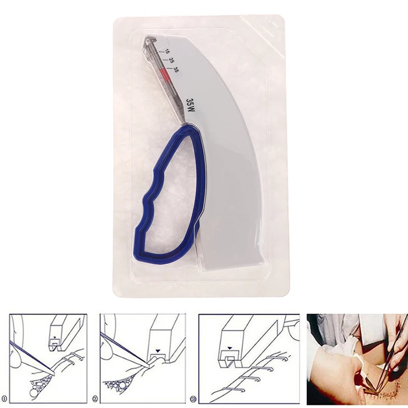 Medical Surgery Disposable Stainless Steel Skin Stapler NailPuller Skin Stitching Machine Sterile Blank Package Outdoor Survival