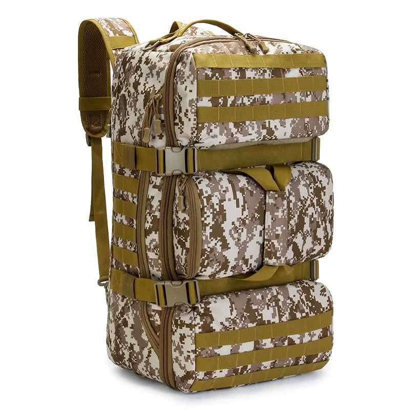 Travel Backpack Tactical Militari Bag Waterproof Hiking Rucksack Outdoor Nylon Shoulder Package for Camping Climbing Molle