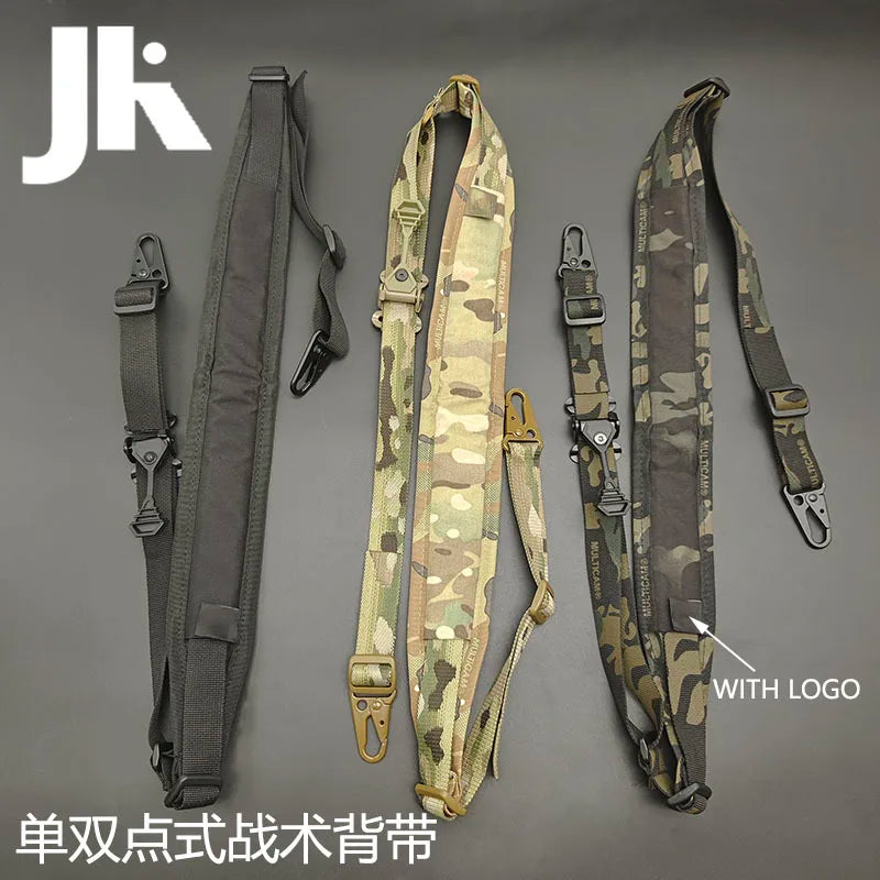 Tactical QD Quick Release Sling Strap Airsoft 2 Points Adjustable Rifle Nylon Strap Military Outdoor Hunting Weapon Accessories
