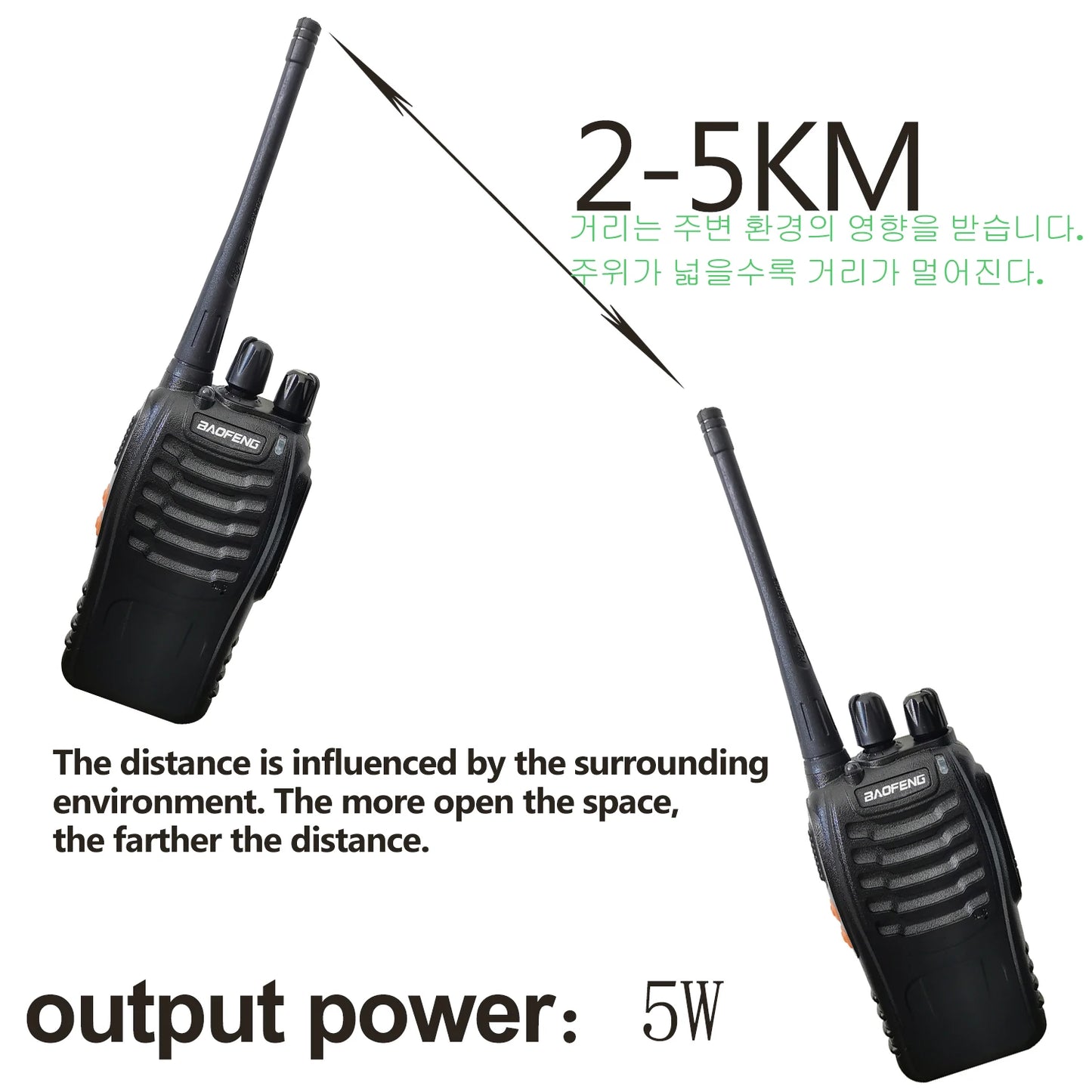 6pcs or 3pairs BaoFeng Walkie-Talkie 888S UHF 400-470MHz Channel Portable Two Way Radio 16Channels 5W long distance walkie-talki