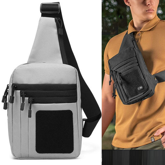 Outdoor Men Chest Bags Leisure Waterproof Shoulder Crossbody Bag Large Space Chest Bag Practical Durable Sling Bag Travel Sports