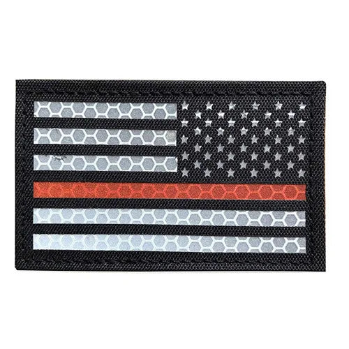 US Flag Reflective Patch USA  SRT Military Special Forces Tactical Fastener Patch Hook and Loop Army Badge Armband Costumes DIY