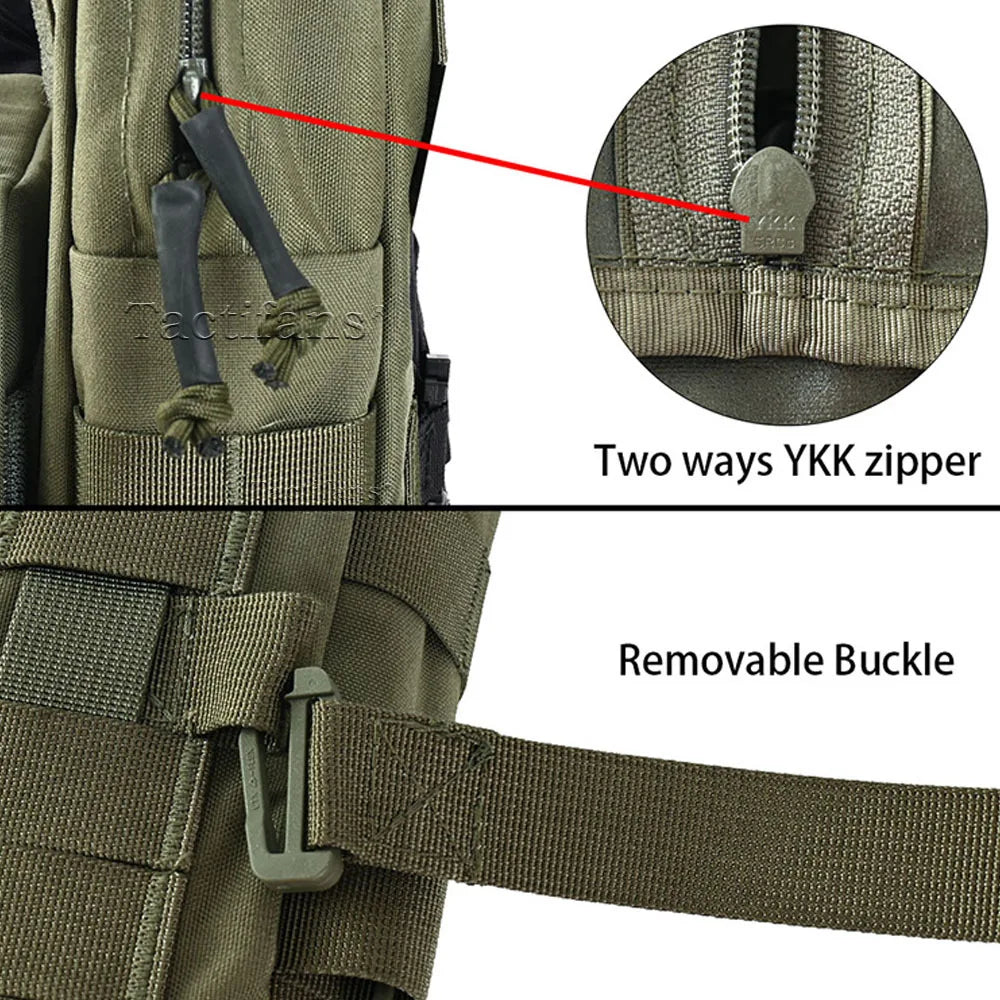 Mini Hydration Bag Tactical 2 In 1 Mini Hydration Pack Rip Away IFAK Medical Pouch Med Patch MOLLE Pouch Military Hunting Bag
