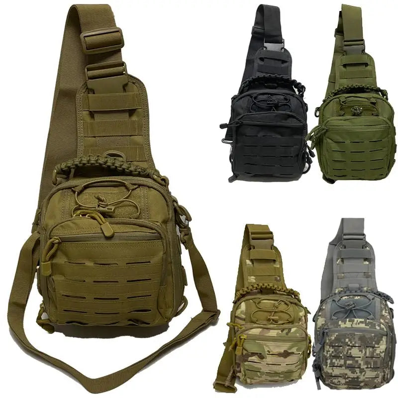 Tactical Gun Bag Shoulder Bag Concealed Gun Carry Storage Bag Pistol Holster Crossbody Chest Bag Outdoor Hiking Hunting Bag