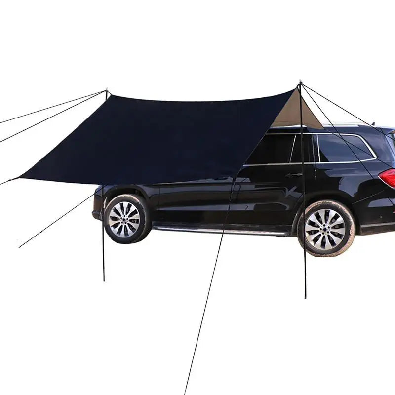 Truck Canopy Oxford Cloth Car Side Awning Rooftop Portable Auto Canopy Camper Trailer Sun Shade Suv Tent Attachment For Camping