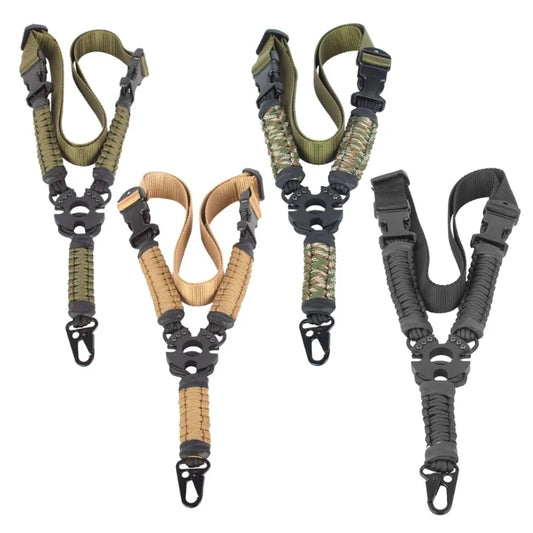Tactic Guns Sling 3 Point Bungee Airsoft Rifles Strapping Belt Militaries  Hunting Part Three-Point Guns Strap