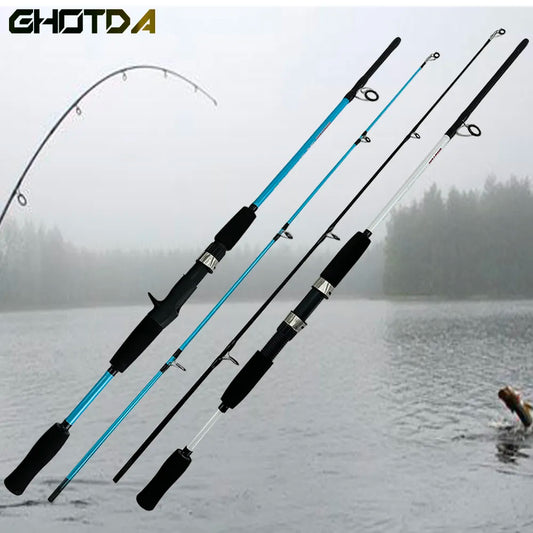 Spinning Casting Hand Lure Fishing Rod Pesca Carbon Pole Canne Carp Fly Gear Reel Seat Feeder Ultralight Travel Surf 1.8M/1.5M