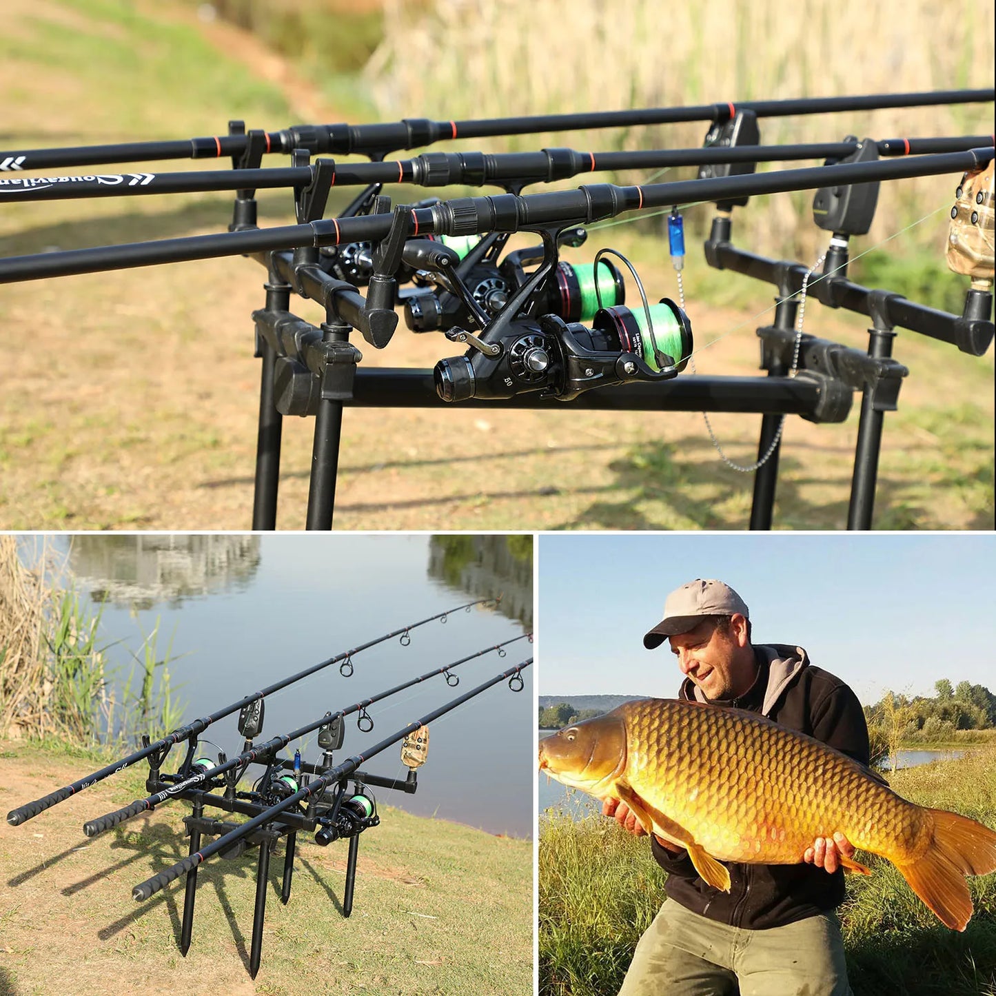 Sougayilang 3.0M/ 3.6M 6/7 Sections Carp Fishing Rod Protable   Carbon Fiber Fishing Rod Travel Fishing Pole Carp Fishing Tackle