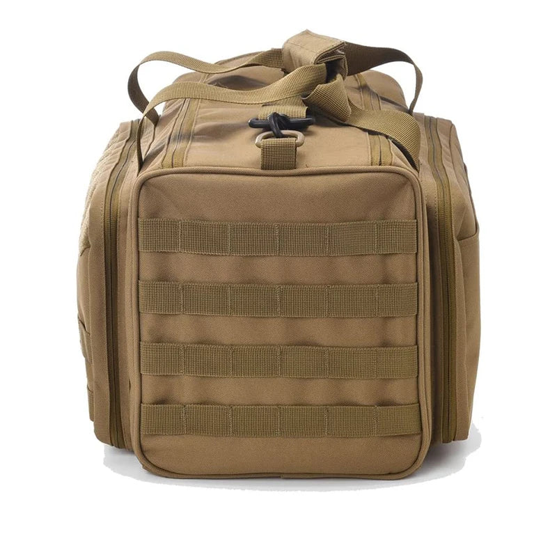 Tactical Range Bag Army Style Military Hunting Accessories Storage Pack Anti Slip Feet Magazine Case Extra Pockets for Shooting