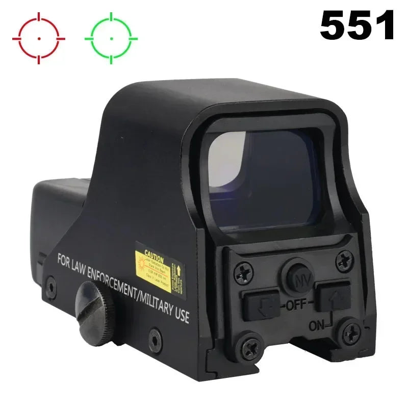 Tactical 3X Amplify 558 Red Dot Sight Optical Airsoft Scope Reflection Hologram Dot Sight 552 551 Hunting Collimator Riflescope