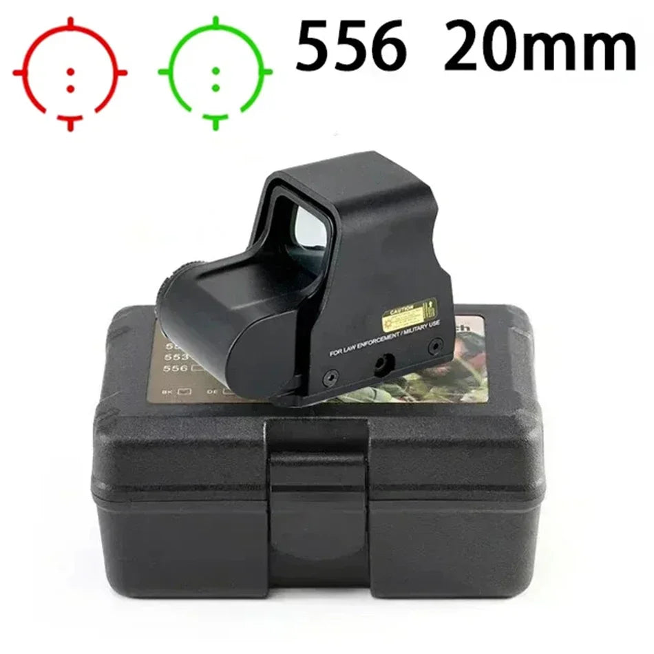 Tactical 3X Amplify 558 Red Dot Sight Optical Airsoft Scope Reflection Hologram Dot Sight 552 551 Hunting Collimator Riflescope