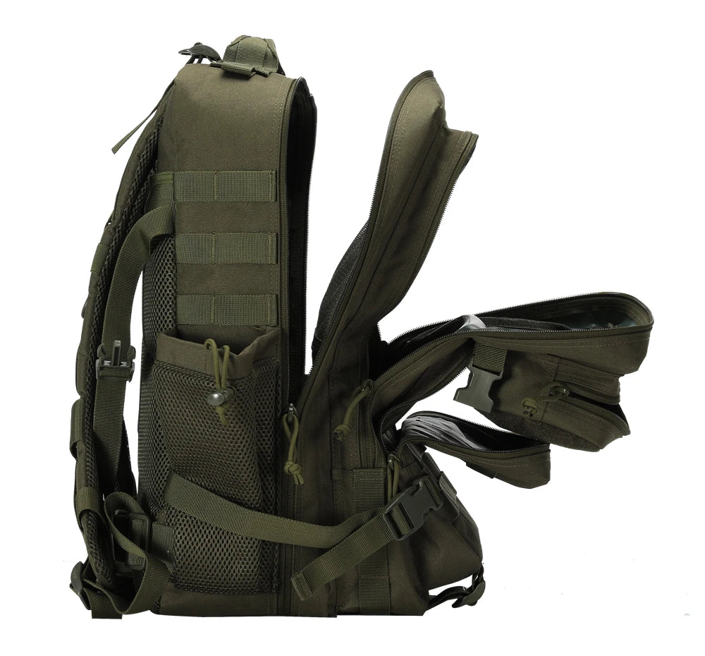 30L 45L Tactical Backpack Military Army Bag with Bottle Pocket Outdoor Hiking pack Waterproof Climbing Rucksack Camping Mochila