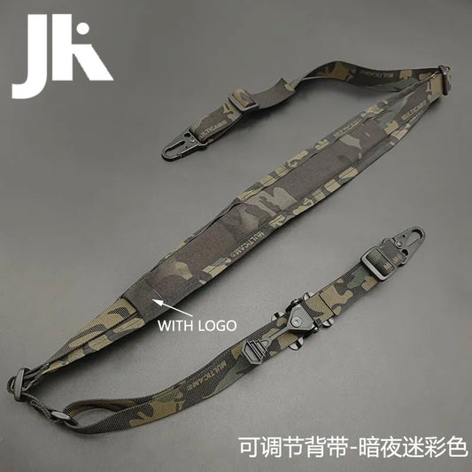 Tactical QD Quick Release Sling Strap Airsoft 2 Points Adjustable Rifle Nylon Strap Military Outdoor Hunting Weapon Accessories