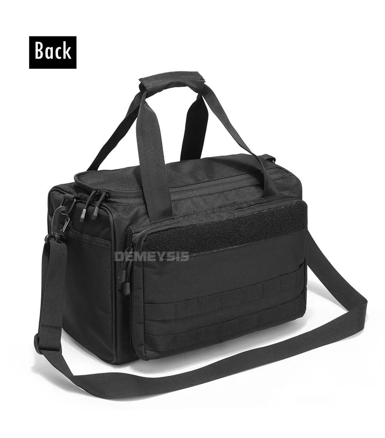 Tactical Range Bag Outdoor Hunting Training Shooting Molle Gun Bags Climbing Hiking Camping Large Capacity Handbag