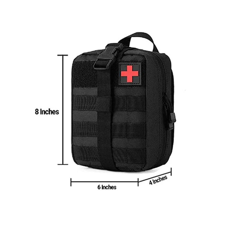 Military Molle EDC Pouch Tactical First Aid Kit Medical Bag Emergency Tool Camping Survival IFAK Bag Hunting Accessories Pack