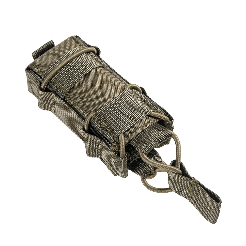 Tactical Pistol Magazine Pouch 9mm Pistol Single Mag Bag Molle Flashlight Holsters Pouch Hunting  Gun  Accessories