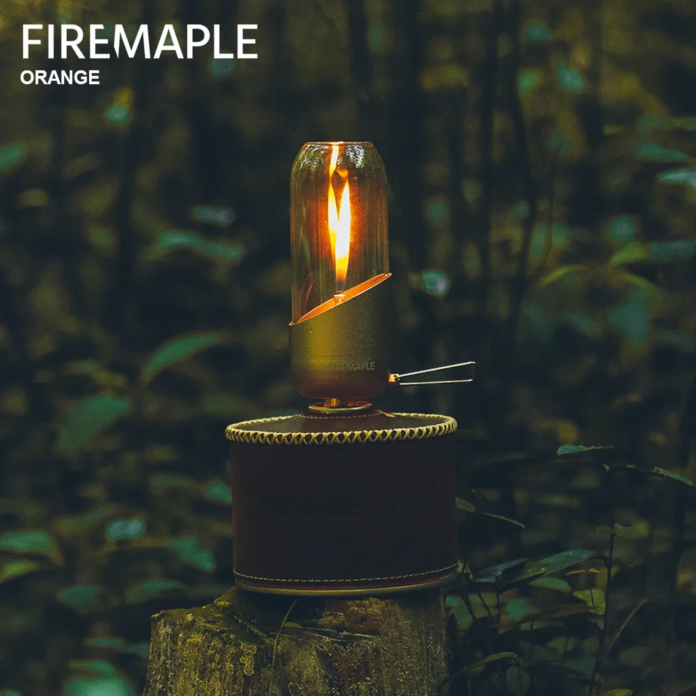 Fire Maple Orange Gas Lantern Outdoor Propane Isobutane Fuel Lights For Camping Hiking Backpacking Romantic Ambiance Gas Lamp