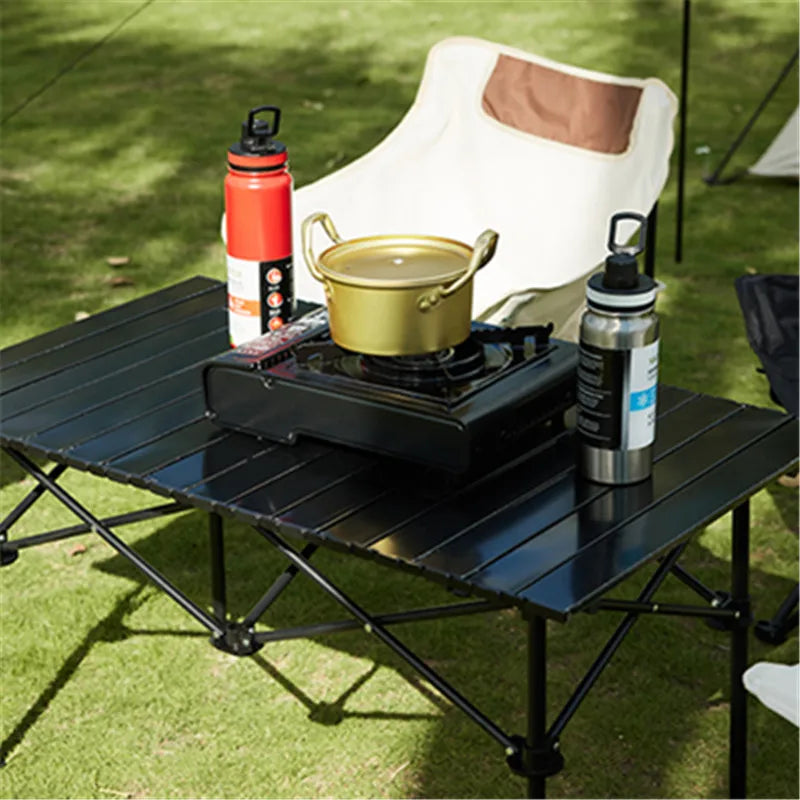 Egg Roll Table Camping Folding Portable Table Camping Equipment Aluminum Alloy Camping Desk Outdoor BBQ Picnic Table 캠핑테이블