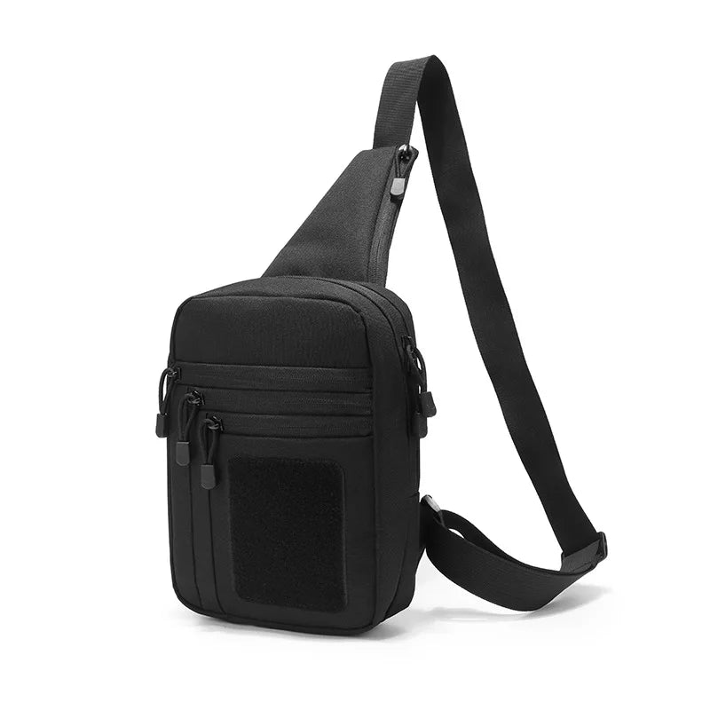 Outdoor Men Chest Bags Leisure Waterproof Shoulder Crossbody Bag Large Space Chest Bag Practical Durable Sling Bag Travel Sports