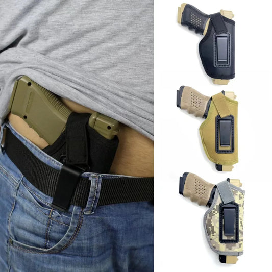 Glock 17 19 Sig Sauer P226 Beretta 92 Colt 1911 Tactical Nylon Holster Concealed Carry Holster Belt Clip  Gun Holster