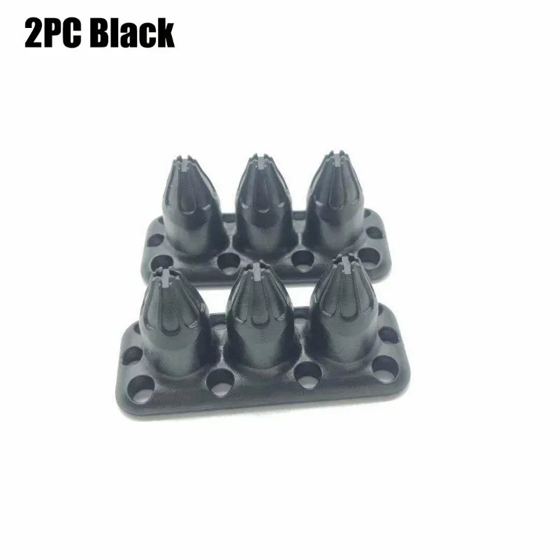 2PC Self-defense Combat Buckle Protection Security Spike Kuba Kickz  Boot Nail Wushu Boot Nail Survival Tool Hiking Accessories