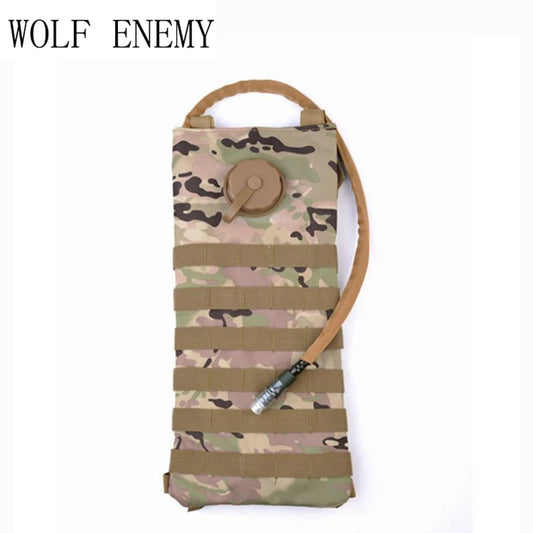 Molle 2.5L Hydration Water Reservoir Pouch Backpack Water Bag Outdoor Sport Hiking Hunting Airsoft Tactical Bike Outdoor Bag