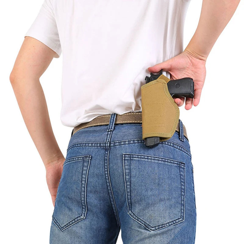 Glock 17 19 Sig Sauer P226 Beretta 92 Colt 1911 Tactical Nylon Holster Concealed Carry Holster Belt Clip  Gun Holster