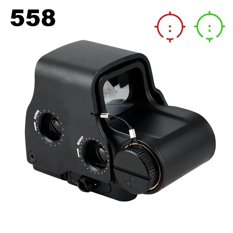 Tactical 3X Amplify 558 Red Dot Sight Optical Airsoft Scope Reflection Hologram Dot Sight 552 551 Hunting Collimator Riflescope