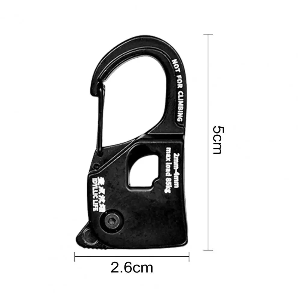 Rope Tensioner Camping Tent Cord Adjuster Rustproof Tent Canopy Fastener Strong Load-bearing Quick Fix Buckle Cord Tensioner