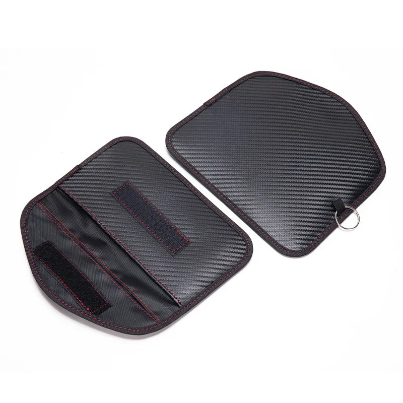 Car Keys Signal Blocker Bag Remote Control Blocking Shielding Faraday Bag Protector Bag Keys Pouch Safe Lock Key Case for Car