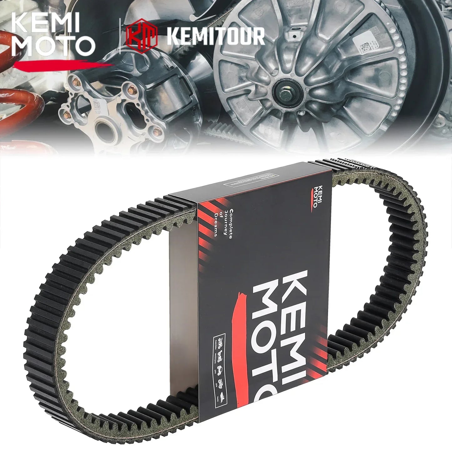 KEMIMOTO #3211202 UTV Drive Belt Compatible with Polaris XP 4 Turbo S, RZR PRO XP4, RZR Turbo S 4, RZR Turbo R 4 2017-2023 2024