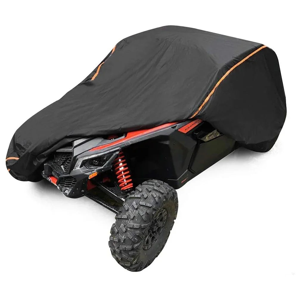 2 Doors UTV 210D Oxford Cloth Protect Utility Vehicle Storage Cover from Rain Dirt Rays-Reflective for Can Am Maverick X3