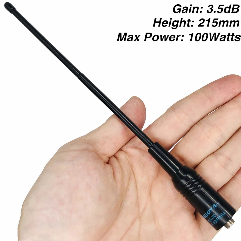 Intercom Antenna NA-771 Dual Band High Gain Soft Whip Antenna for Baofeng UV5R Series 888s