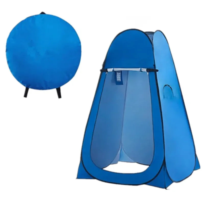 Portable Outdoor Camping Tent Shower pop up Tent Bath Fitting Room Tent Shelter for Beach Private Toilet Shower BathroomTents